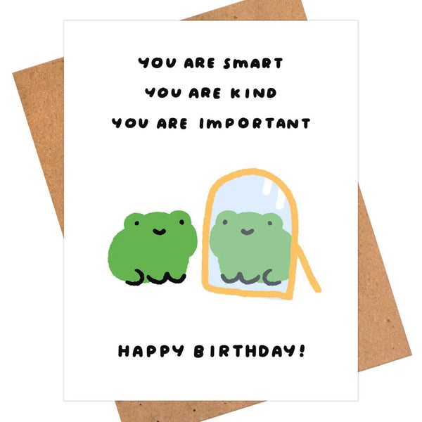 You Are Important - Self Love Birthday Card