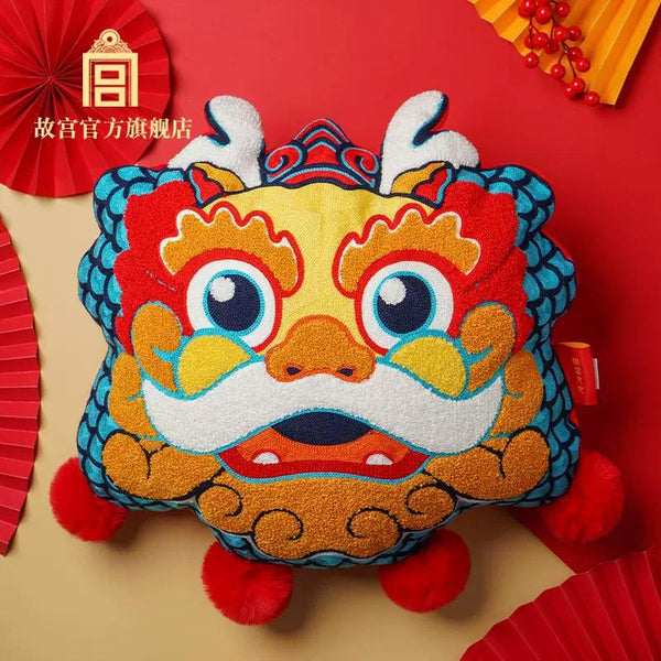 The Palace Flying Dragon Over Cloud Pillow 飞龙乘云抱枕