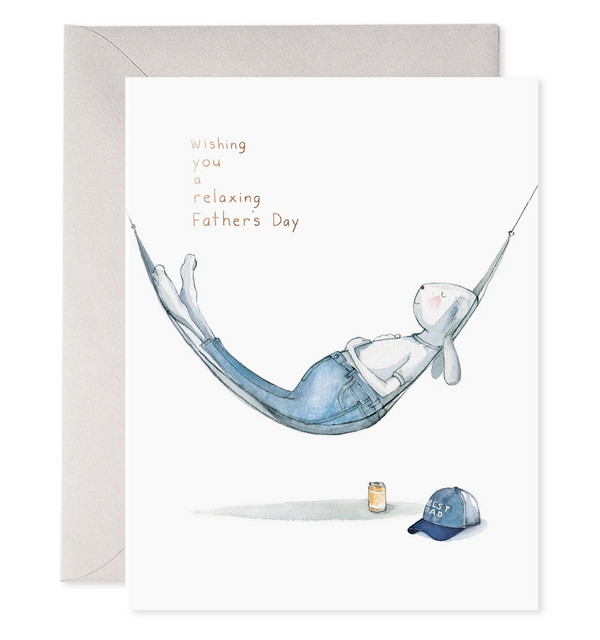 Hammock Dad | Father's Day Greeting Card | 4.25 X 5.5 INCHES