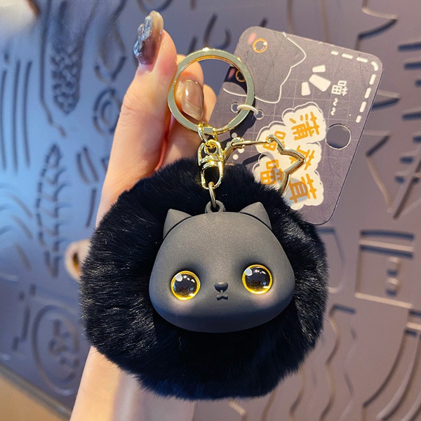 Plush Kitten Keychain