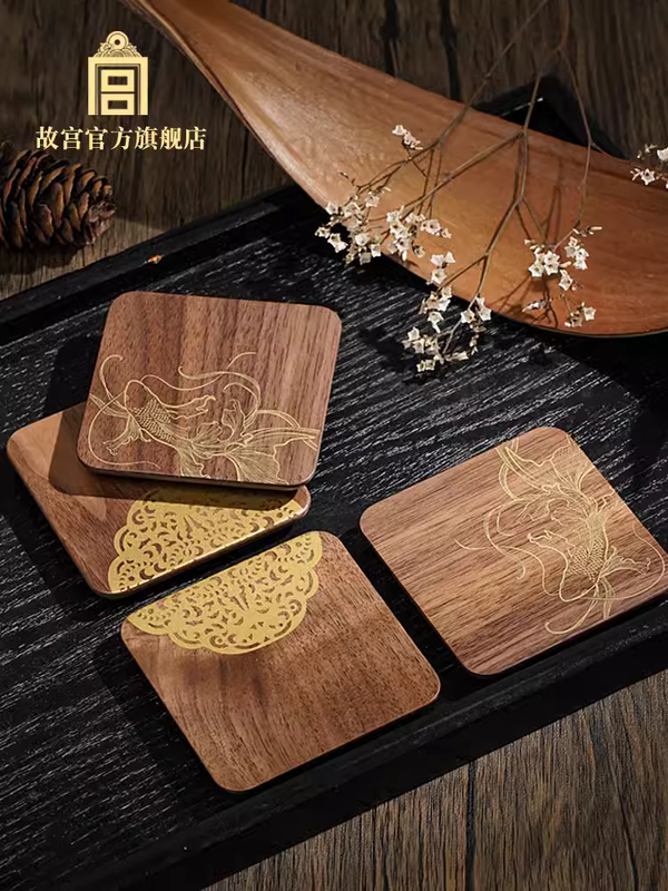 The Palace Imperial Garden Cup Mat Set御花园杯垫套装