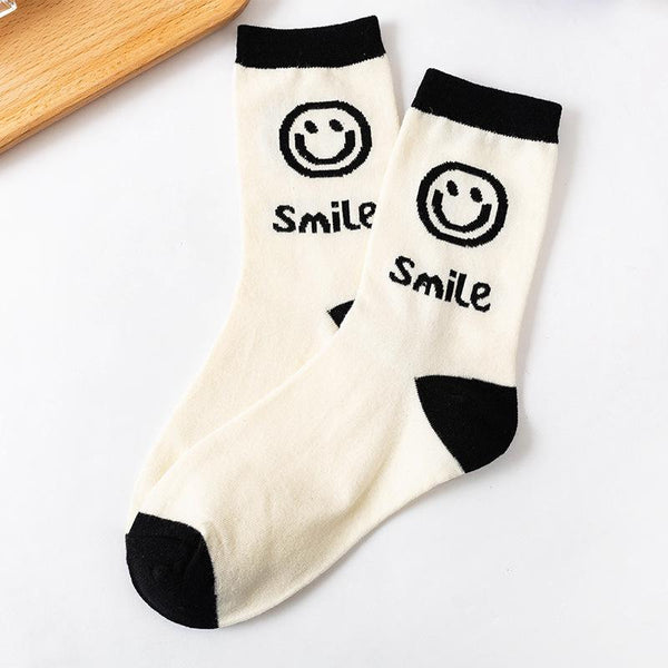 Smile Socks - White