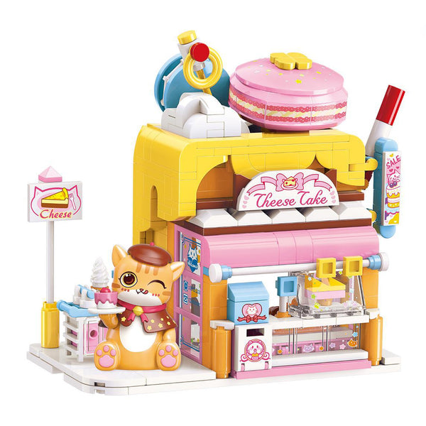 Red Cat Cake Shop Building Block