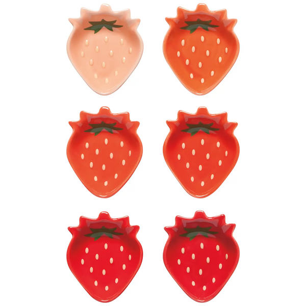 Berry Sweet Shaped Pinch Bowls Set of 6