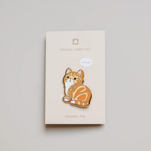 Enamel Pin - Orange Tabby Cat