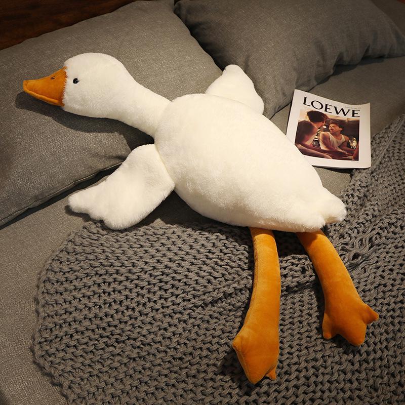 Telescopic White Goose Plush – MoreFun