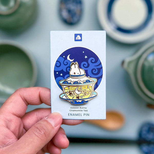 Enamel Pin - Gaiwan Bunny