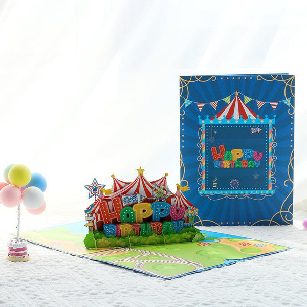 3D Card-Birthday Amusement Park