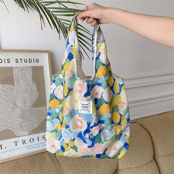 Monet Garden Canvas Bag