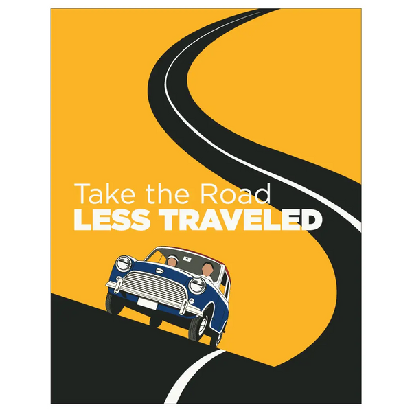 2.5'' x 3.5'' Take the Road Less Traveled Magnet