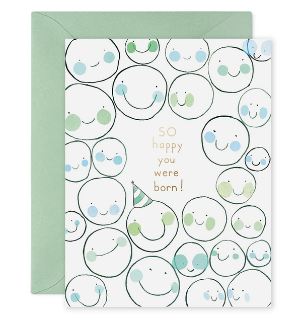 Glad You Were Born | Birthday Greeting Card | 4.25 X 5.5 INCHES