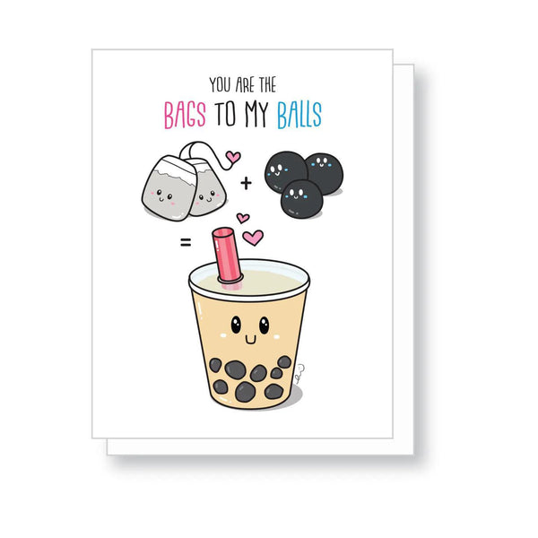 Bags to My Balls Greeting Card