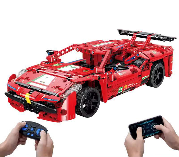 Lightning Flame RC Supercar Building Block