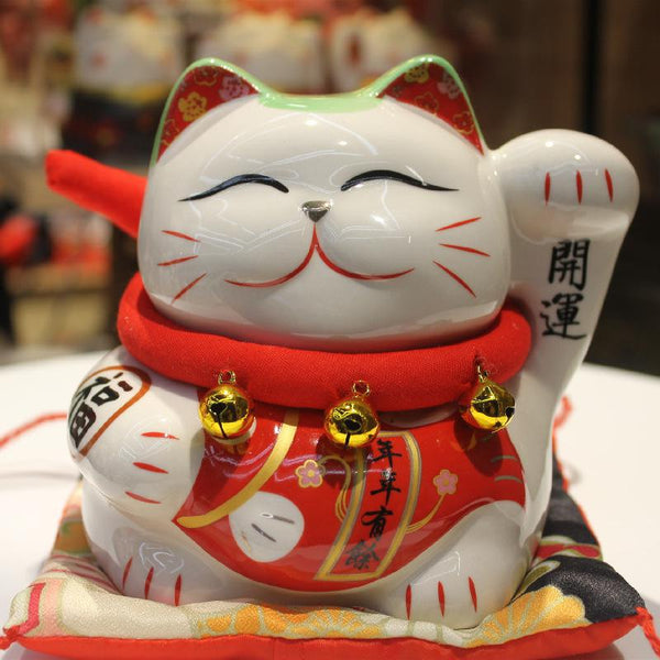 Wealthy Cat Piggy Bank 6-inch