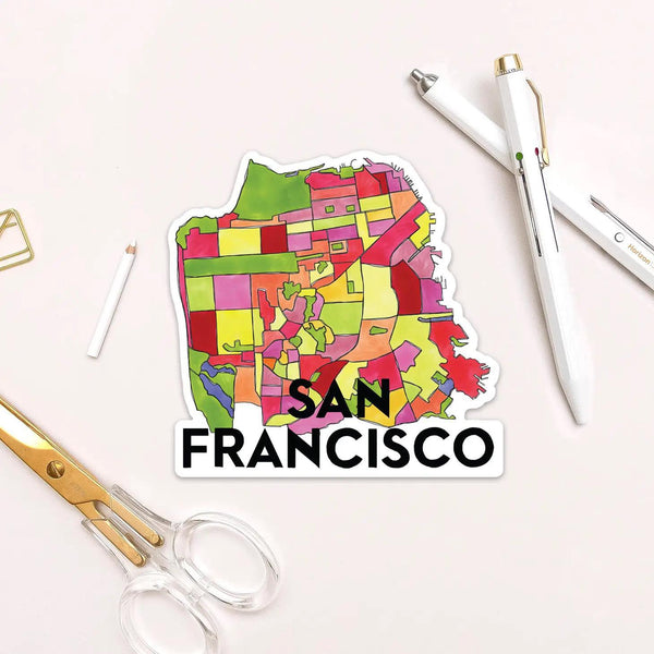 San Francisco Neighborhoods Sticker