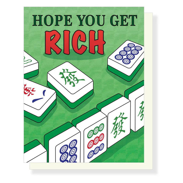 Hope You Get Rich Mahjong Card