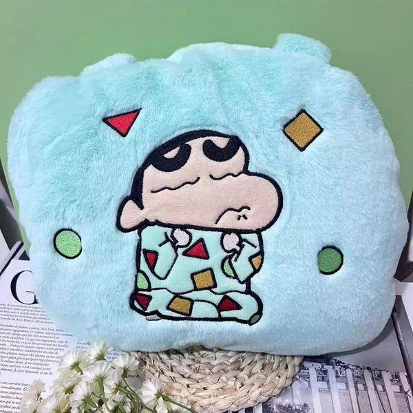 Crayon Shin-chan Bag Poach Fleece Blanket (40' * 60')