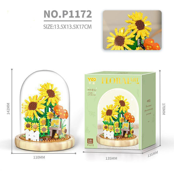 Warm Sunflower Building Block