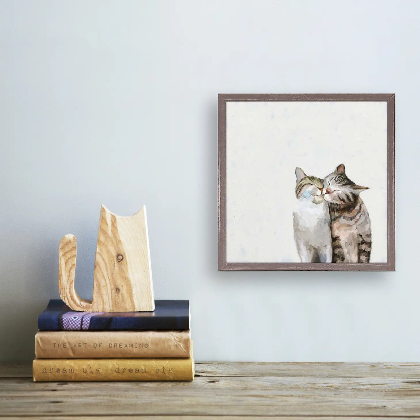 Feline Friends - Cat Pair by Cathy Walters Framed Canvas – MoreFun