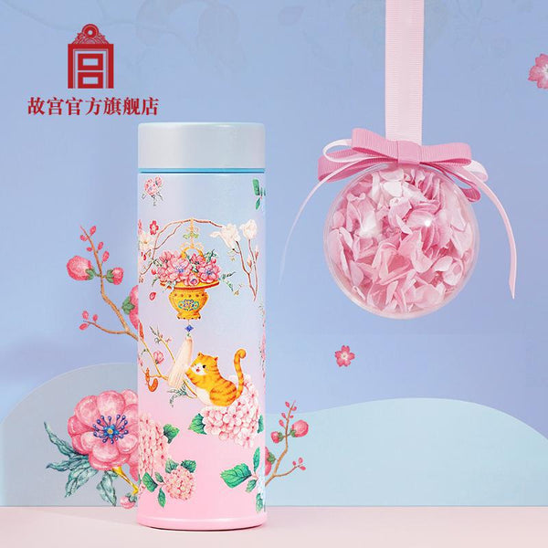 The Palace Flower Blossom Fragrance Set Thermos Cup Eternal Flower 繁花锦绣暖香套装 保温杯永生花