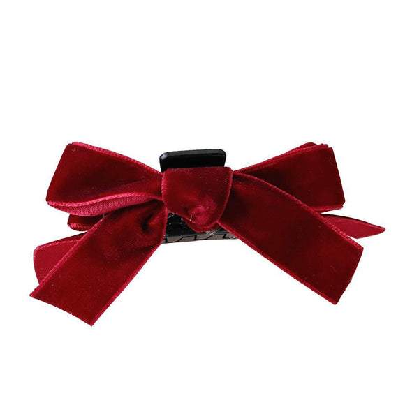 Bowknot Velvet Hairpin