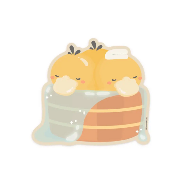 Onsen Psyduckies Sticker