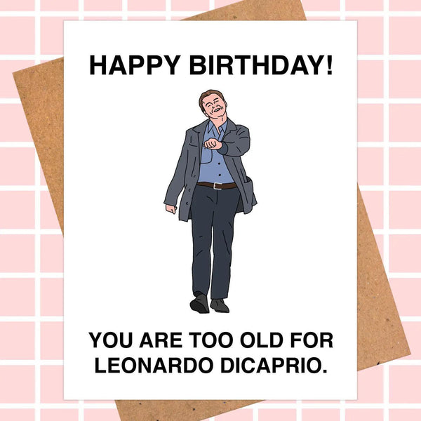 Leonardo Dicaprio Birthday Card | Pop Culture Card