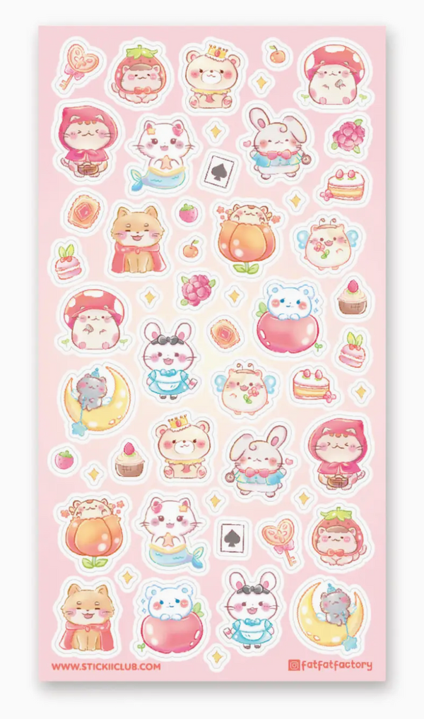 Cutie Story Time Sticker Sheet