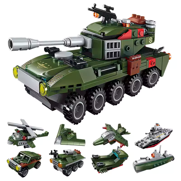 QM-09 Amphibious Panzer Building Block（Single Box）