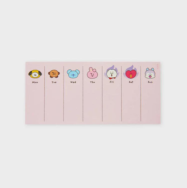 BT21 2024 Season's Greetings Weekly Checklist