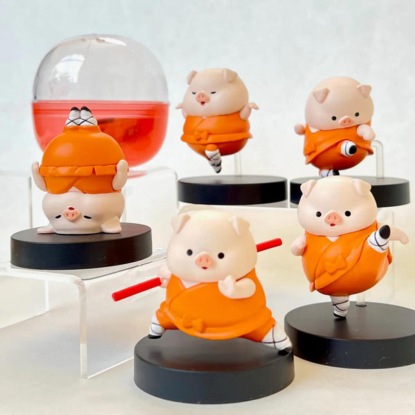 Kung Fu Pig Figurine Capsule