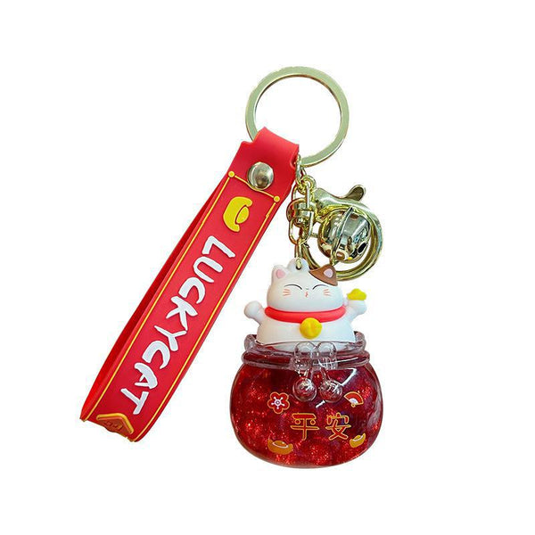 Fortune Cat Lucky Bag  Keychain