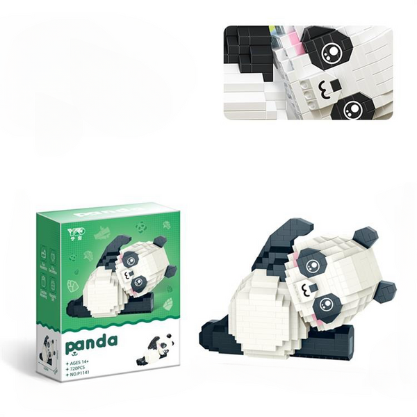 Cute Panda Building Block (2 Styles , Random)