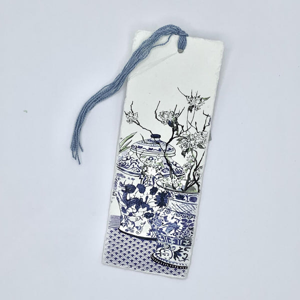 Parchment paper bookmark, Japanese pattern