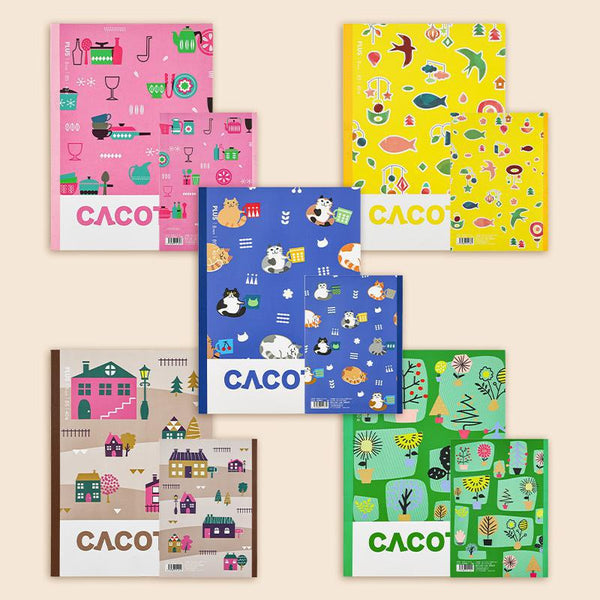 JAPAN PLUS CACOTO Notebook (1pk,Random Style)