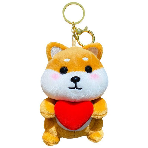 Plush Shiba Keychain