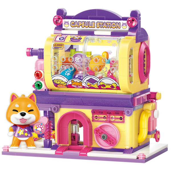 Shiba Inu Gashapon Machine Building Block