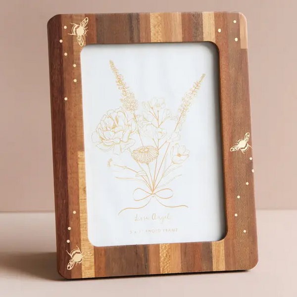 Bee 5 x 7" Wooden Photo Frame