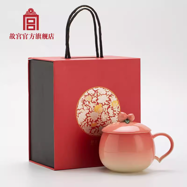 The Palace Peach Fanatic Blessing Fruit Mug 福果 桃气满满 马克杯