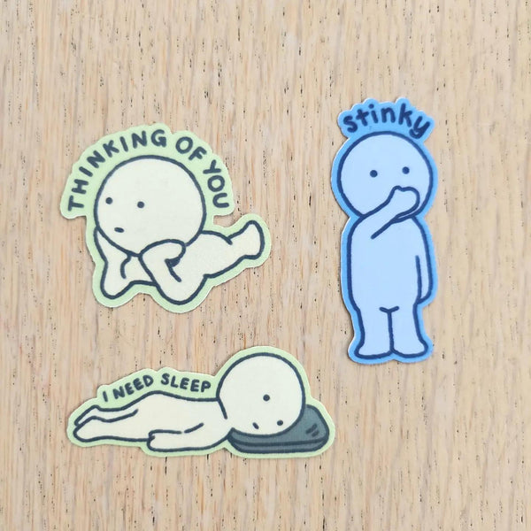 Green Guy Stickers