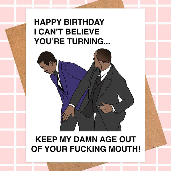 Snarky Will Smith Birthday Card | Pop Culture Card