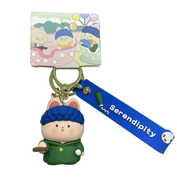 Sprout Bunny Keychain