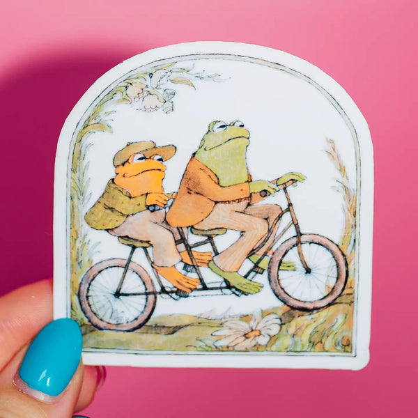 Frog And Toad Sticker, Throwback Book, Gay, Cottage Core