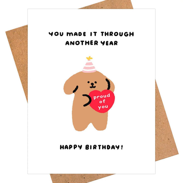 Cute Birthday Card For Pet Lovers - Proud Of You