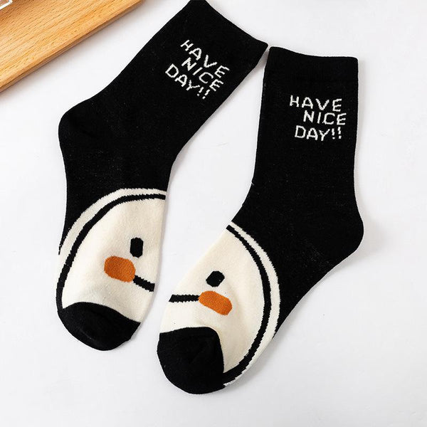 Black Smile Socks