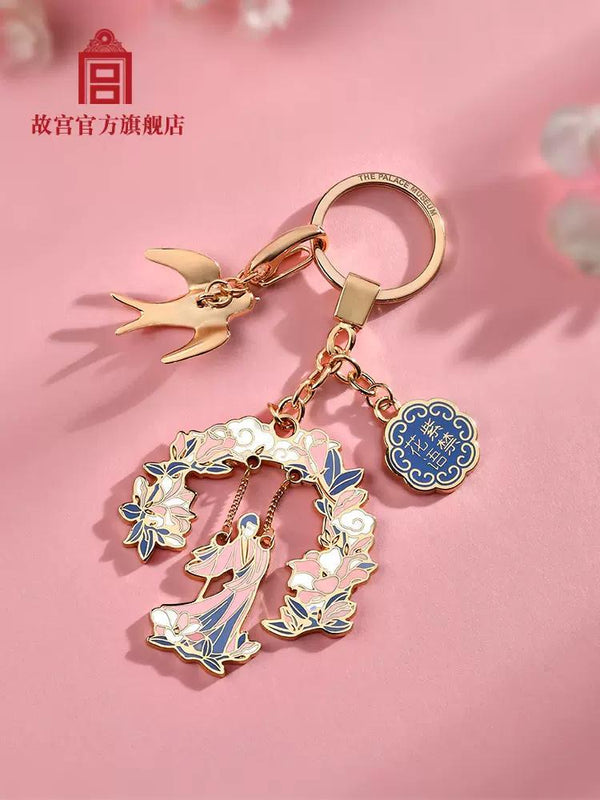 The Palace Flower Symbolism Keyring 紫禁花语挂饰