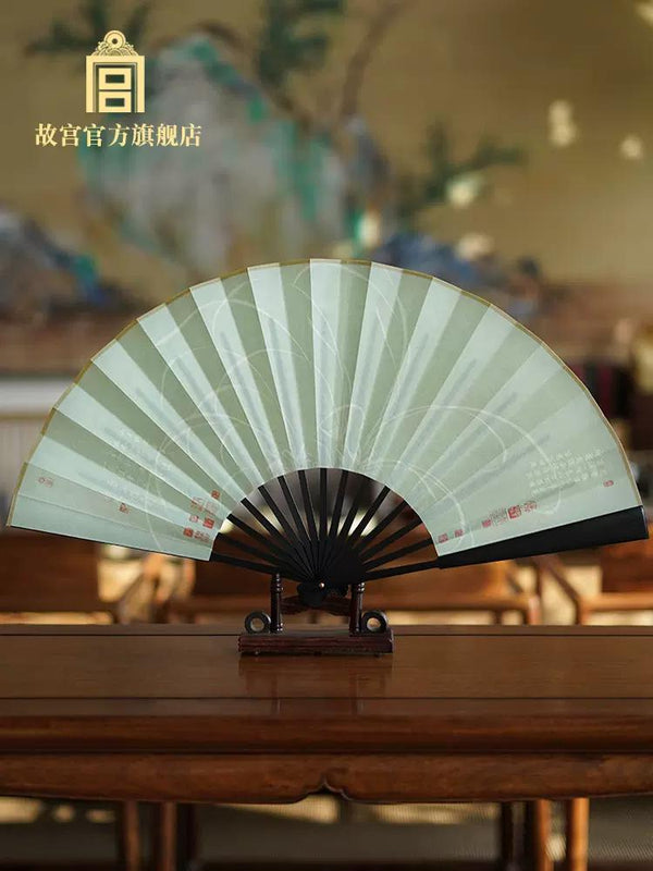 The Palace Ink Orchid Folding Fan 墨兰图系列折扇