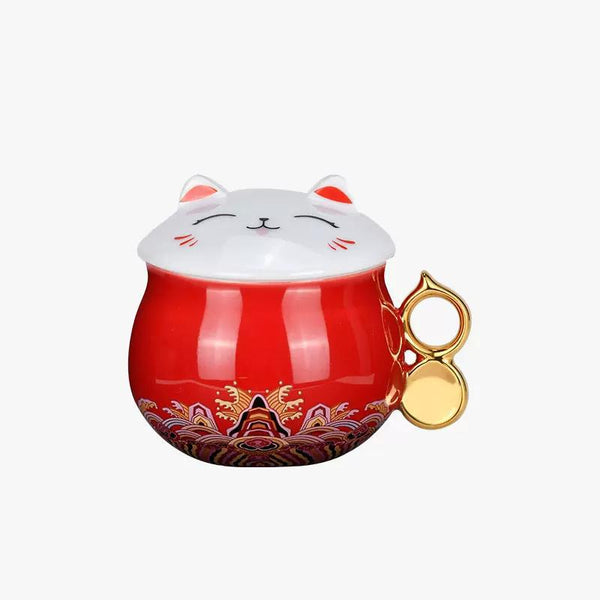 The Palace Cat Cup (Red) 故宫猫杯（红色）