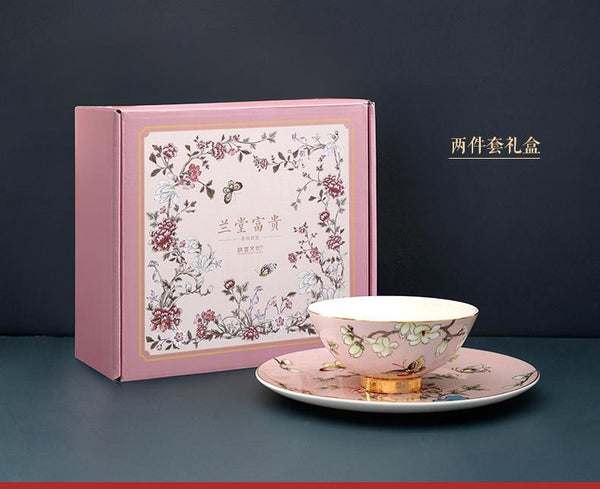 The Palace Wealthy Comosum Tableware Set 兰堂富贵食具套装两件套